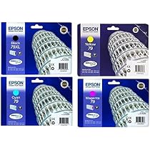 Lot De 4 Cartouches D'encre Compatibles Epson Workforce - Noire + Couleurs - Neuf