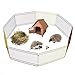 Produktbild SOWLFE Small Pet Fence Cage, mehrfarbiger Indoor Outdoor Kleintierkäfig, Free Activity Large Space Laufstall für Igel-Hamster-Meerschweinchen