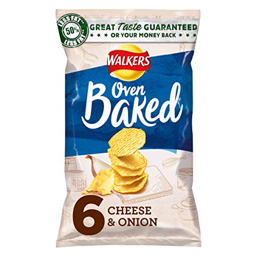 Preisvergleich Produktbild Walkers Baked Cheese & Onion 6X25g