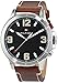Price comparison product image Tommy Hilfiger Men's Quartz Smartwatch analogue / digital Display and Leather Strap 1791296