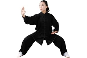 Daoba Tai Chi 2 Pièces Survêtements Arts Martiaux Costume Qi Gong Vêtements Traditionnels Chinois Homme Femme