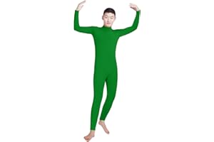 lucky baby store Jungen Männer Lycra Spandex Rollkragen Langarm Ein Stück Dancewear Ganzanzug Bodysuit