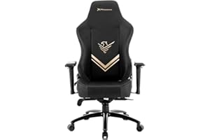 PHOENIX TECHNOLOGIES Phoenix Silla Gaming de Escritorio, Reposabrazos Regulable, Cojín Lumbar y Cervical, Espuma de Alta Densidad (PU)