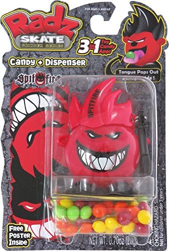 Radz Skate Grinder Series Spitfire Toy Candy Dispenser + 3 refill packs
