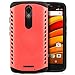 Produktbild Saxonia Schutzhülle Motorola Moto X Force Hülle Premium Hybrid Silikon Case Schutzhülle Back Cover Outdoor Extra Robust Rot
