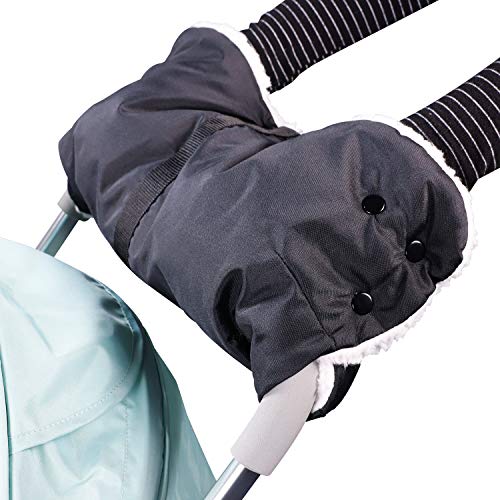Handwärmer Kinderwagen, Handmuff für Kinderwagen Fleecehandschuhe Kinderwagenmuff Handwärmer Wasserdicht Winddicht Frostschutz Kinderwagen Zubehör Wärmeres Wintergeschenk