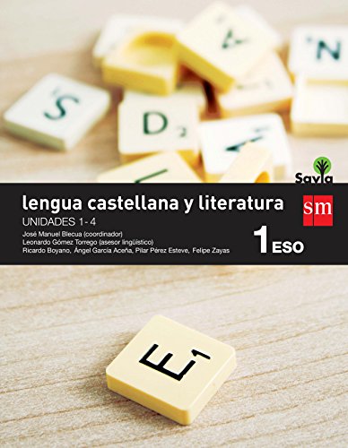 Lengua castellana y literatura 1 ESO Savia TrimestresPack de 3 libros