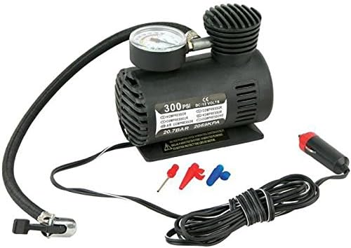 FUSKANG Portable Tyre Inflator, 12V Air Compressor Tyre Pump, Tyre Inflation, Mini-pump Car Inflatable Electric Pump