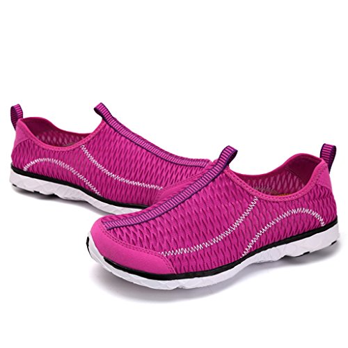 SAGUARO Badeschuhe Wasserschuhe Mesh Schnell Trocknend Aqua Slip on Schuhe Sommer Strandschuhe Surfschuhe Wanderschuhe für Unisex Damen Herren - 3
