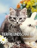 Tierfreundschaften 2017 - Wandkalender, Tierkalender, Spiralbindung - 30 x 39 cm by 