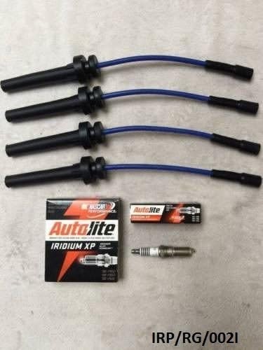 AUTOLITE NTY 4 x IRIDIUM Spark Plug & Ignition Cable Voyager/Grand Voyager GS & RG 2.4L 2001-2007