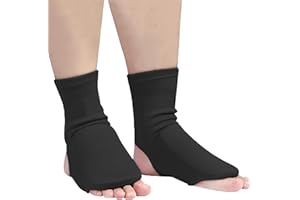 MOONLOVE Taekwondo Foot Instep Guard Adults Teenagers Breathable Protective Pad Supporter Martial Gear Foot Ankle Protector for Sport Karate Boxing Kickboxing Training