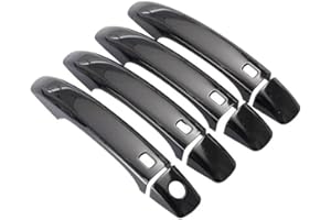 REXGEL Copri Maniglie Esterne Porte per Audi A1 A4 A5 Q3 Q5 Sportbak Sedan Avant 2007-2018, Maniglia della Porta del Cromato Accessori dell'autoadesivo,A-A1 Sportback 8X 2012-2018