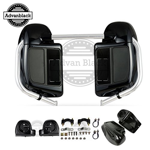 Buy Advanblack Vivid/Glossy Black Rushmore Lower Fairings 6.5 inch