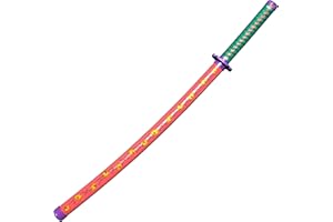 ACTASITEMS Japanese Anime Cosplay Prop Wooden Sword - 78cm, Katana -Kokushibou