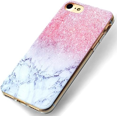 iPhone 6 Case, OUJD iPhone 6s Case Thin Gel TPU Soft Bumper [Drop Protection] Transparent Plastic Rubber Silicone Skin Cover Painting Design Cover For iPhone 6 &amp; iPhone 6s Anti-crash shell marble pattern