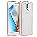 Produktbild Motorola Moto G4 / G4 Plus Handy Tasche, FoneExpert® Ultra Air Hybrid Air-Cushion Kantenschutz Technologie - Bumper Case Durchsichtige Rückschale Hülle Cover schutzhülle für Motorola Moto G4 / G4 Plus (Crystal Rose)