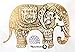 Beautiful Mini Metallic Temporary Tattoo - (Various Designs) by ReignBeau B (Golden Elephant)