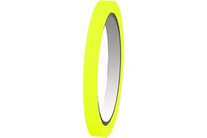INDIGOS UG - Strisce Decorative 10m x 10mm - Giallo Neon Fluorescente - Modellismo di Auto, Moto, Barche, Strisce Laterali, Strisce adesive, Tuning, Car Wrapping, Strisce di Rivestimento per Auto