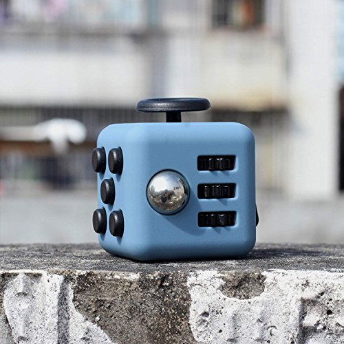 CRAVOG Diversión 6 lados Fidget Cube Dice Ceavis Ansiedad Atención Alivio de Estrés Navidad Mascotas Juguete (Fidget Cube)