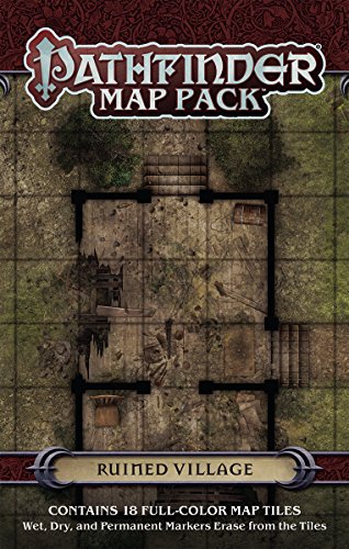 Pathfinder PZO 4068 Map Pack Ruined Village Game