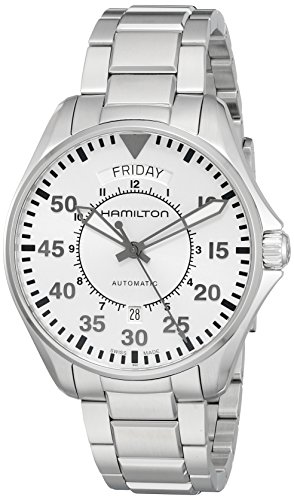 Hamilton Herren-Armbanduhr XL Analog Automatik Edelstahl H64615155