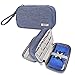 Produktbild BUBM Nintendo Tasche, Doppelte Tragetasche Schutzhülle für 3DS/3DS XL/Neu 2DS XL, schützend tragbare Tasche, praktischer Organizer während der Reise für 3DS/3DS XL/Neu 2DS XL und Zubehör, Blau