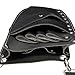 LuckyFine Salon PU Leather Hairdressing Clips Hair Cutting Combs Holster Holder Case Pouch Bag Barber Tool Black
