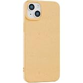 Fenza iPhone 15 Uyumlu Kılıf Kamera &Ccedil;er&ccedil;eveli Darbe ve &Ccedil;izilmelere Dayanıklı İnce Slim Dokulu Telefon Kılıfı (Sarı)