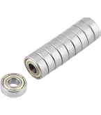 10x 623ZZ Rillenkugellager – 3x10x4 Mm, Doppelt Abgeschirmt, Carbon-Chrom-Stahl – Für Skateboards, Roller & Co.