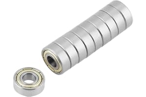 HILITAND 10 Piezas 696ZZ 6 X 15 X 5 Mm Rodamientos De Bolas De Acero Inoxidable Cojinetes Miniatura Para Motores Electronicos Y Herramientas Rotativas