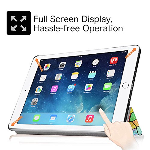 Fintie iPad Air 2 Hülle – Ultradünn Superleicht Smart Cover Schutzhülle Tasche Case mit Ständer und Auto Sleep / Wake Funktion für Apple iPad Air 2 (iPad 6 6th Generation), Mosaic - 7