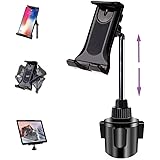 Tablet Getränkehalter Auto Halterung, Universal Handy Auto Cup Halter Kompatibel mit iPhone iPad Air Mini Pro Kindle Samsung 