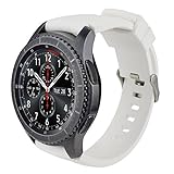 【ANCHO DE ANCHO INTELIGENTE】 Anchura de la oreja de 22 mm para - Samsung Gear S3 Frontier / Classic; Samsung Galaxy Watch 46mm SM-R800; HUAWEI Watch GT; Honor watch Magic; Moto 360 2 (2da generación, 46 mm 2015); Pebble Time / Pebble Time Steel / Classic; Huawei Watch 2 Classic; LG G Watch W100 / Urbane W150 / R W110; Samsung Gear 2 R380, Neo R381, Live R382; Asus ZenWatch 2 1.63 "WI501Q; Fósil Q Fundador / Q Grant / Híbrido / Mariscal / Wander.