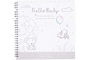 YöL Hugs & Kisses Baby Milestone Journal Keepsake Toddler Newborn Shower Christening Gift Diary