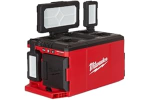 MILWAUKEE Luz de área/cargador LED M18™ TRUEVIEW™ PACKOUT™ - M18POALC-0