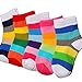 FOOTPRINTS Organic cotton Baby Socks-12-30 Months - Pack of 5 Pairs - Rainbow Stripes RS.449.00