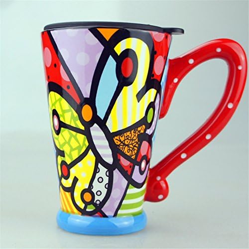 FUJIANAN ceramic mug breakfast coffee cup milk cup office cup，