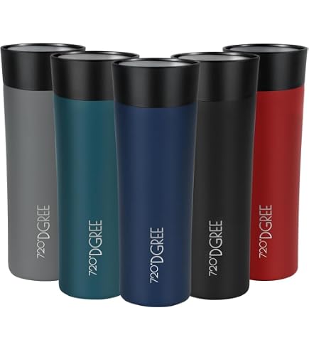 Skoda Original Tazza Da Caffè Barista MVF04-238 – 330 Ml Con Coperchio, Colore Sabbia E Coperchio Verde, Riutilizzabile E Lavabile In Lavastoviglie - 3
