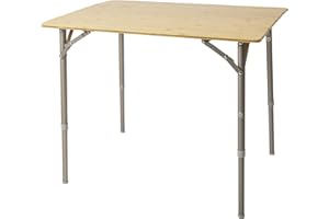 Bo-Camp 1404650, Tavolo Unisex, Marrone, 60 x 80 cm