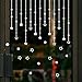 Produktbild CLOOM Weihnachts Stern Aufkleber Fensterbilder für Weihnachten,Fensterdeko,Weihnachten Aufkleber Fenster haftet leimlosen Wandaufkleber für Windows Glas Aufkleber Wandaufkleber (Weiß)