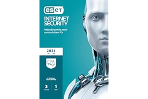 ESET Internet Security 2023 | 3 Devices | 1 Year | Windows, MacOs & Android | Activation Code by email