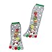Produktbild ODJOY-FAN Weihnachten Fünf Finger Socken, Weihnachten 3D Drucken Kurz Socken Unisex Socken Gedruckt Mehrfarbig Zehe Socken Baumwolle Komisch Socken Casual Socks (A,1 PC)