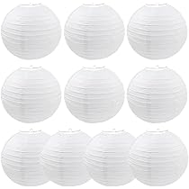 4 Lanterne Cinesi In Carta - Diametro 20cm, Con Cavo Da 60m, Per Decorazioni Matrimoni E Feste - Foto 5