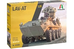 Italeri-6588 LAV-AT, Scala 1:35, Model Kit, Modello in Plastica da Montare, Colore Sabbia, 6588