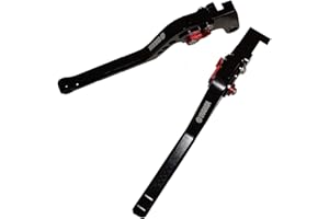 MOTOPARTS Motorrad Kupplung Brembeshebel verstellbar kompatibel für Yamaha YZF-R6 (2006-2017) YZF-R1 (2004-2008) falten (Lange)