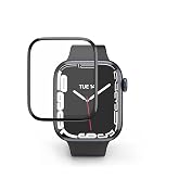 Minesk Apple Watch ile Uyumlu Nano-PPF Ekran Koruyucu Tam Kaplayan Tasarım ve G&uuml;&ccedil;l&uuml; Yapışkan (41 MM)