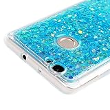 Huawei Nova Hülle Mavis's Diary Tasche Schutzhülle Aqua Bling Glitzern Design TPU Softcase Fall Euit Back Cover Bumper Handytasche Scratch Telefon-Kasten Handyhülle Handycover + 1x Kapazitive Feder + 1x Gemeinsame Staubstecker - 