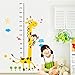 B-Comrade(TM) Giraffe Height Stickers Kids Growth Chart Height Measure Stickers