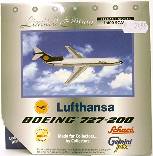 Preisvergleich Produktbild Gemini Schuco 3557354 _ Boeing 727-200 'Lufthansa' _ 1:400